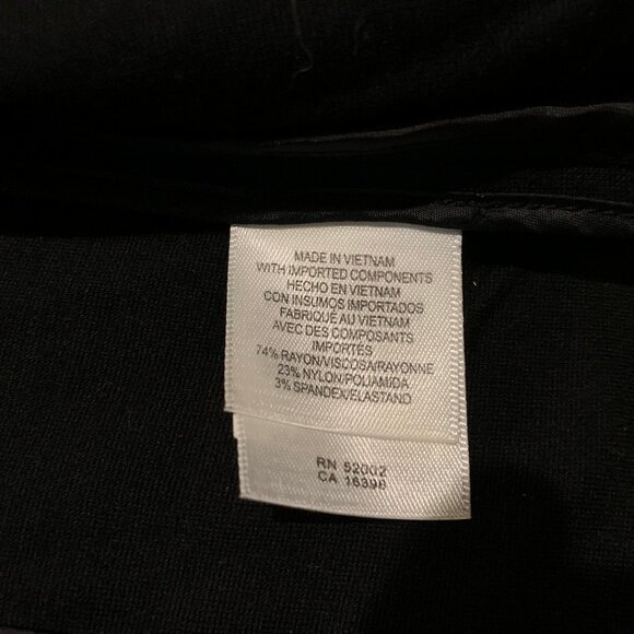 Liz Claiborne Button Up Black Blazer Jacket - Picture 4 of 6